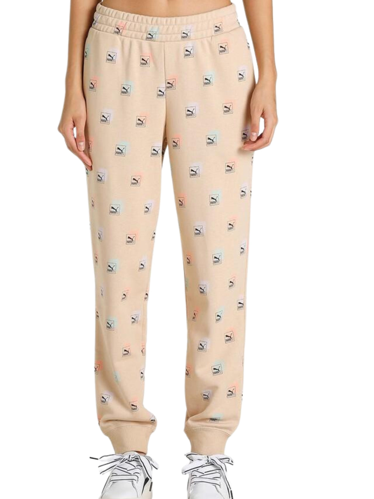 Puma Track Pant Brand Love Aop Light Sand